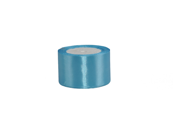 Лента атласная голубая 5 cm