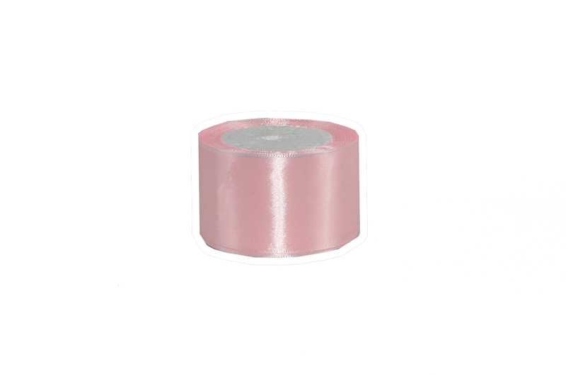 Лента атласные розовая 5 cm